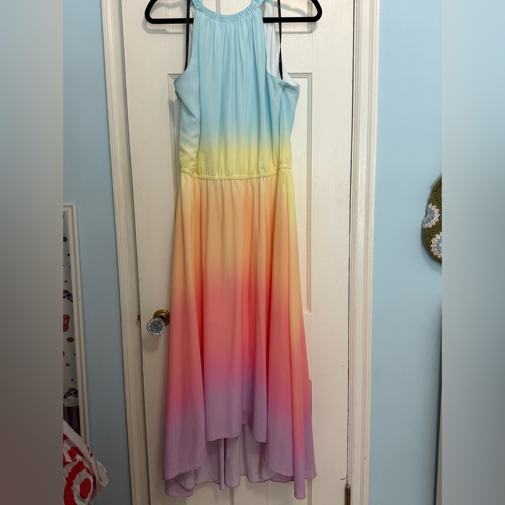 INC International Concepts Rainbow Ombre Dress